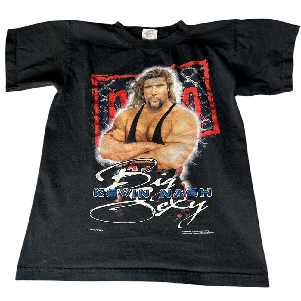 Kevin Nash WCW‎ NWO T Shirt Big Sexy size Youth Large wrestling vintage